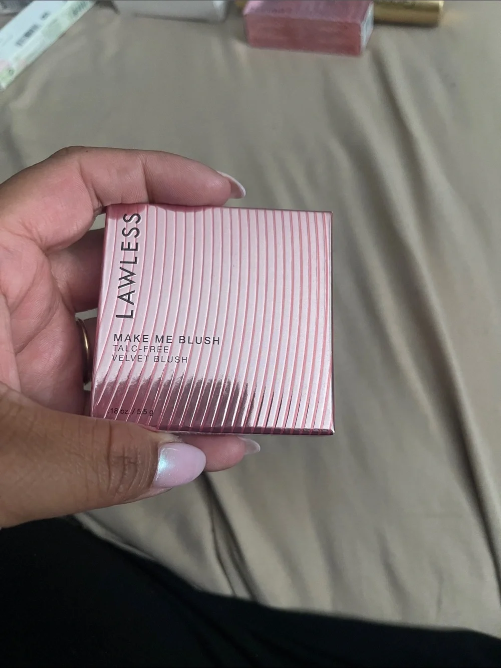 LAWLESS Pink Powder Blush — Soft Rosy Pink